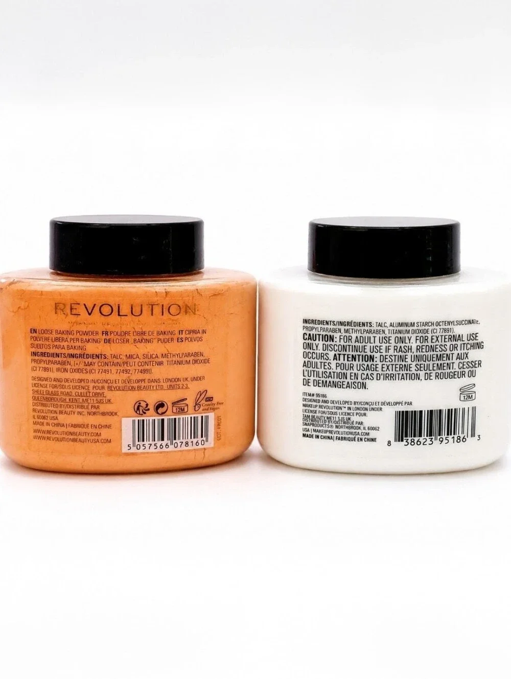 Makeup Revolution Luxury Baking Powder Bundle Peach + Ghost NWT